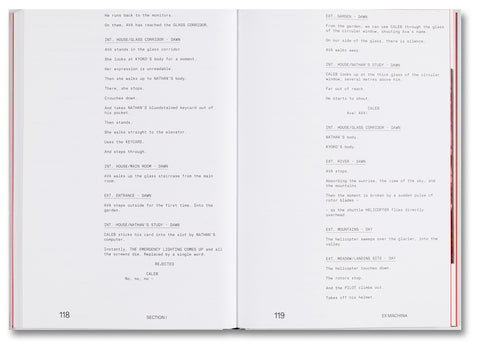 Ex Machina Screenplay Book