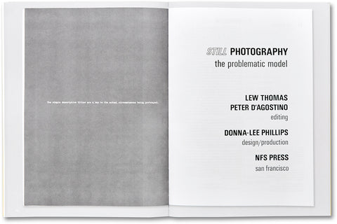 Thought Pieces: 1970s Photographs by Lew Thomas, Donna-Lee Phillips, and Hal Fischer Erin O'Toole (ed.) - MACK
