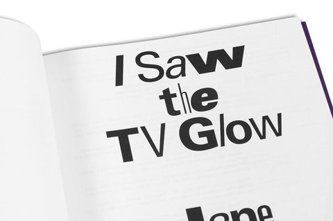 I Saw the TV Glow Screenplay Book