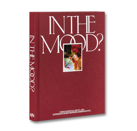 A24 In the Mood? film book with colorful cover art featuring illustrations and typography related to the film.