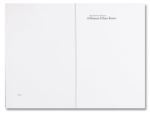 A Woman I Once Knew - MACK