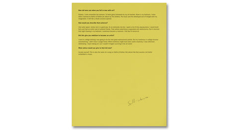 Advice for Young Artists - MACK