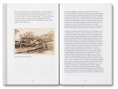 Blind Folly or How Tacita Dean Draws - MACK