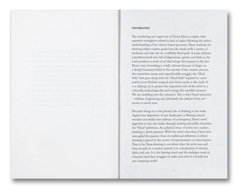 Blind Folly or How Tacita Dean Draws - MACK