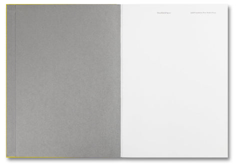 Donald Judd Spaces - MACK