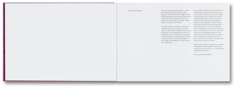 Donald Judd Furniture - MACK