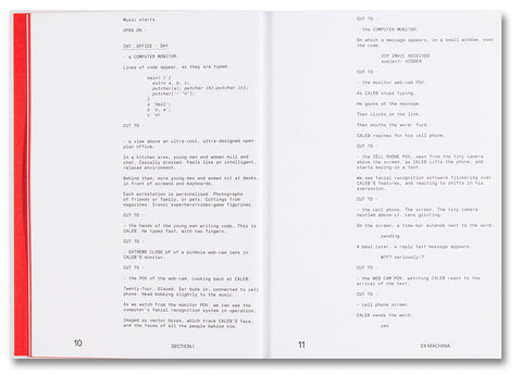 Ex Machina Screenplay Book - MACK