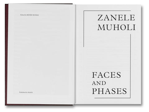 Photography book "Faces and Phases" by MACK featuring black and white portrait images and artistic visual storytelling.