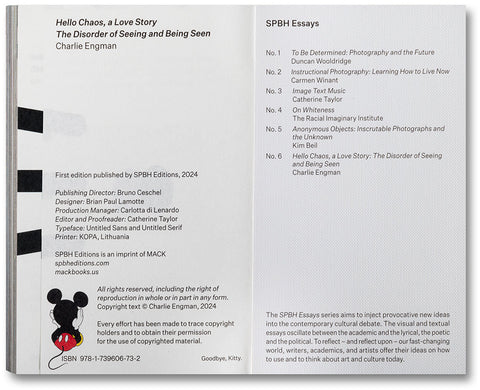 Hello Chaos, a Love Story: The Disorder of Seeing and Being Seen - MACK