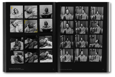 Black and white photography book titled "Hujar: Contact" by MACK, featuring a cover image of Bruce Hujar's portrait on a white background.