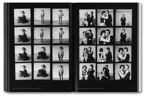 Black and white photography book "Hujar: Contact" by MACK featuring a close-up image of a male model with intense gaze.