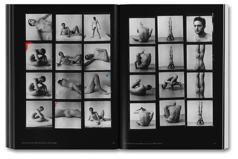 Black and white photography book cover titled "Hujar: Contact" by MACK, featuring a striking portrait image.