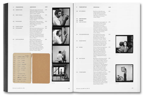 Black-and-white photograph from Hujar:Contact photography book by MACK showing a portrait of a person with intense gaze.