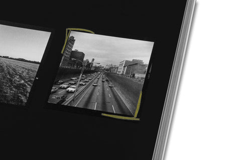 Close-up of the cover of Hujar: Contact photography book by MACK, showcasing detailed black-and-white photographic artwork.