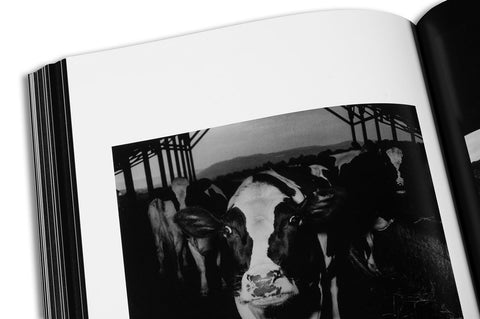 Close-up of the photography book "Hujar: Contact" by MACK, showing detailed pages and craftsmanship of the book's interior.