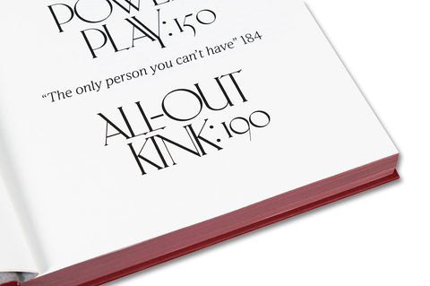 Close-up of the "In the Mood?" film book by A24, featuring detailed cover art and textured pages.