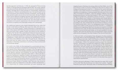 Minnette De Silva: Intersections - MACK