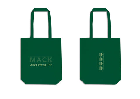 MACK Critical Thinkers tote bag featuring a sleek design with bold graphic artwork, made from sturdy fabric.