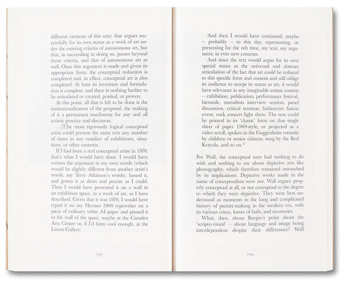 Victor Burgin's Photopath - MACK