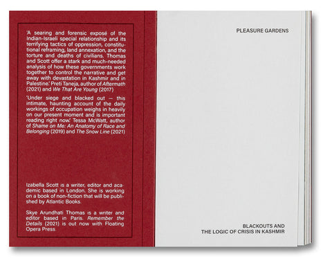 Pleasure Gardens: Blackouts and the Logic of Crisis in Kashmir - MACK