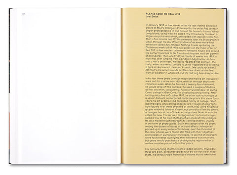 PLEASE SEND TO REAL LIFE: Ray Johnson Photographs - MACK