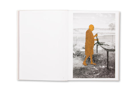 Photographic book cover titled "Restricted Images," featuring Indigenous Warlpiri art from Central Australia, published by SPBH Editions.