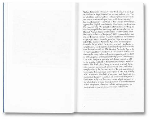 Returning to Benjamin - MACK