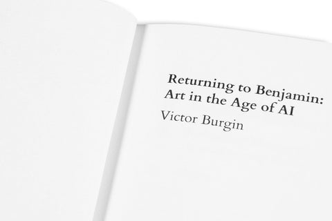 Returning to Benjamin: Art in the Age of AI