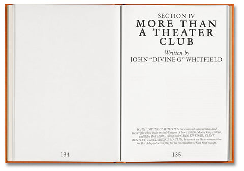 Sing Sing Screenplay Book