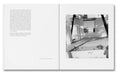 Open photography book titled The Mental Image by MACK showing black and white abstract image on a white background.