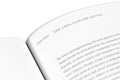 Close-up of the cover design for "Written Down / Written Up," a book of selected writings by John Hilliard published by MACK.