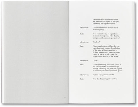 An Interview with Lewis Baltz - MACK