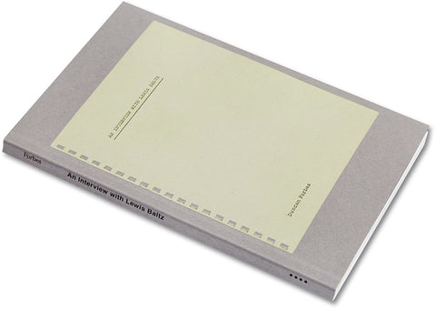 An Interview with Lewis Baltz - MACK
